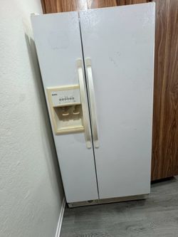 2 white refrigerators for sale