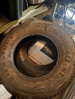 Two sets of tires