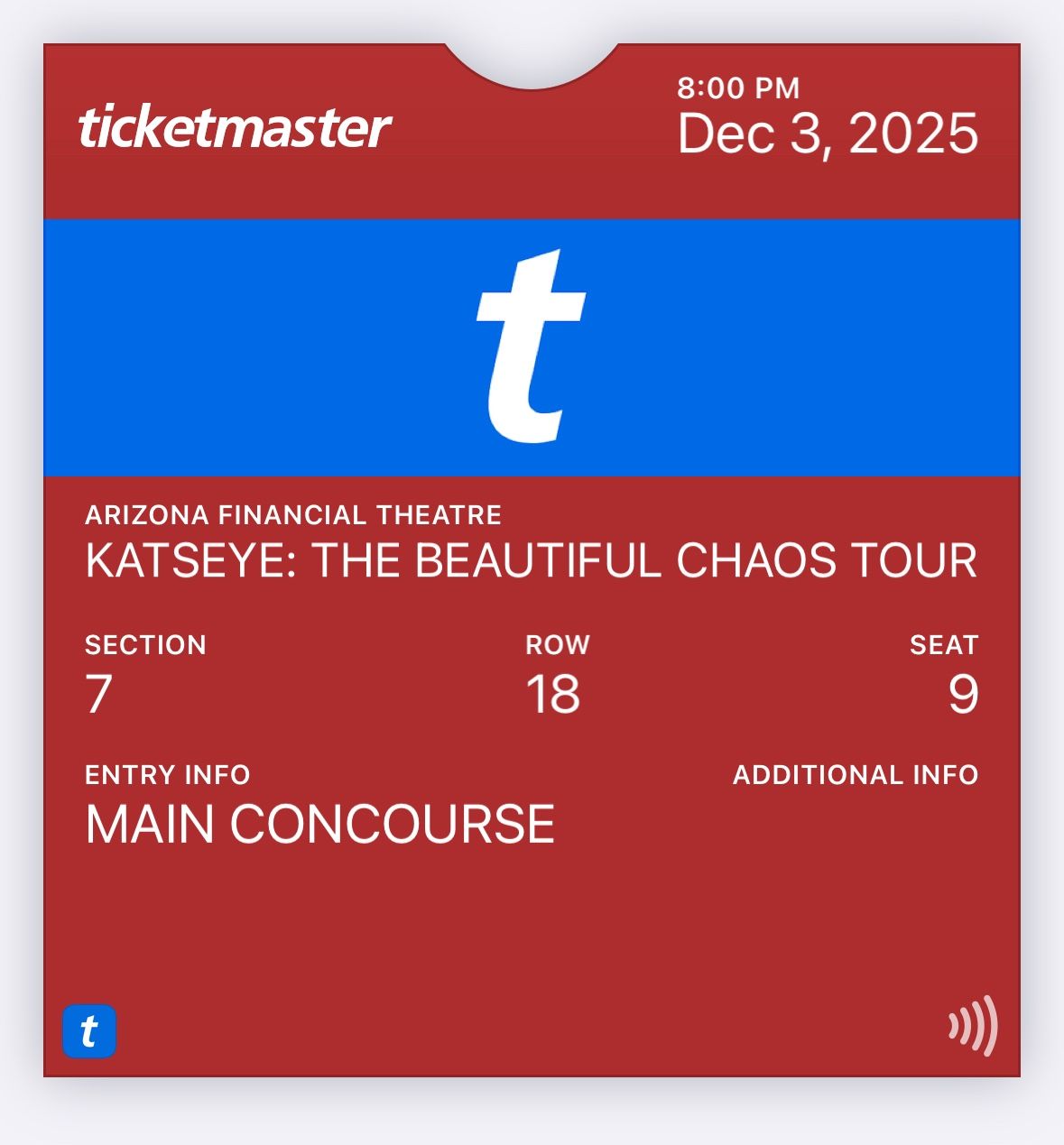 1 Katseye Ticket