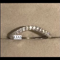 New 18k White Gold Wedding Ring 