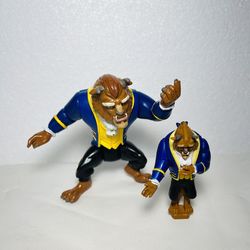 Vintage 1990s Disneys Beauty and the Beast meal toys