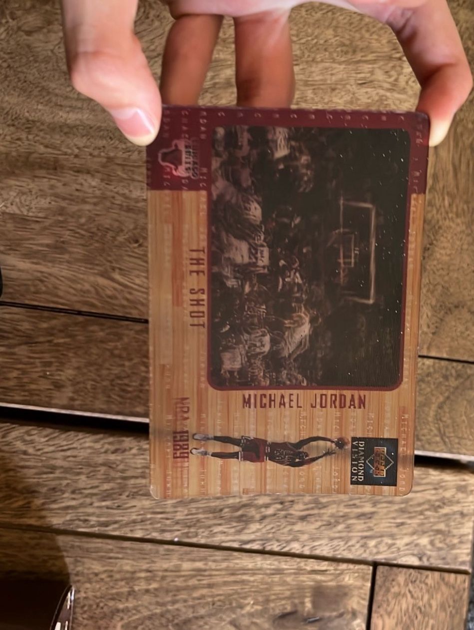 Michael Jordan The Shot Reflective Card