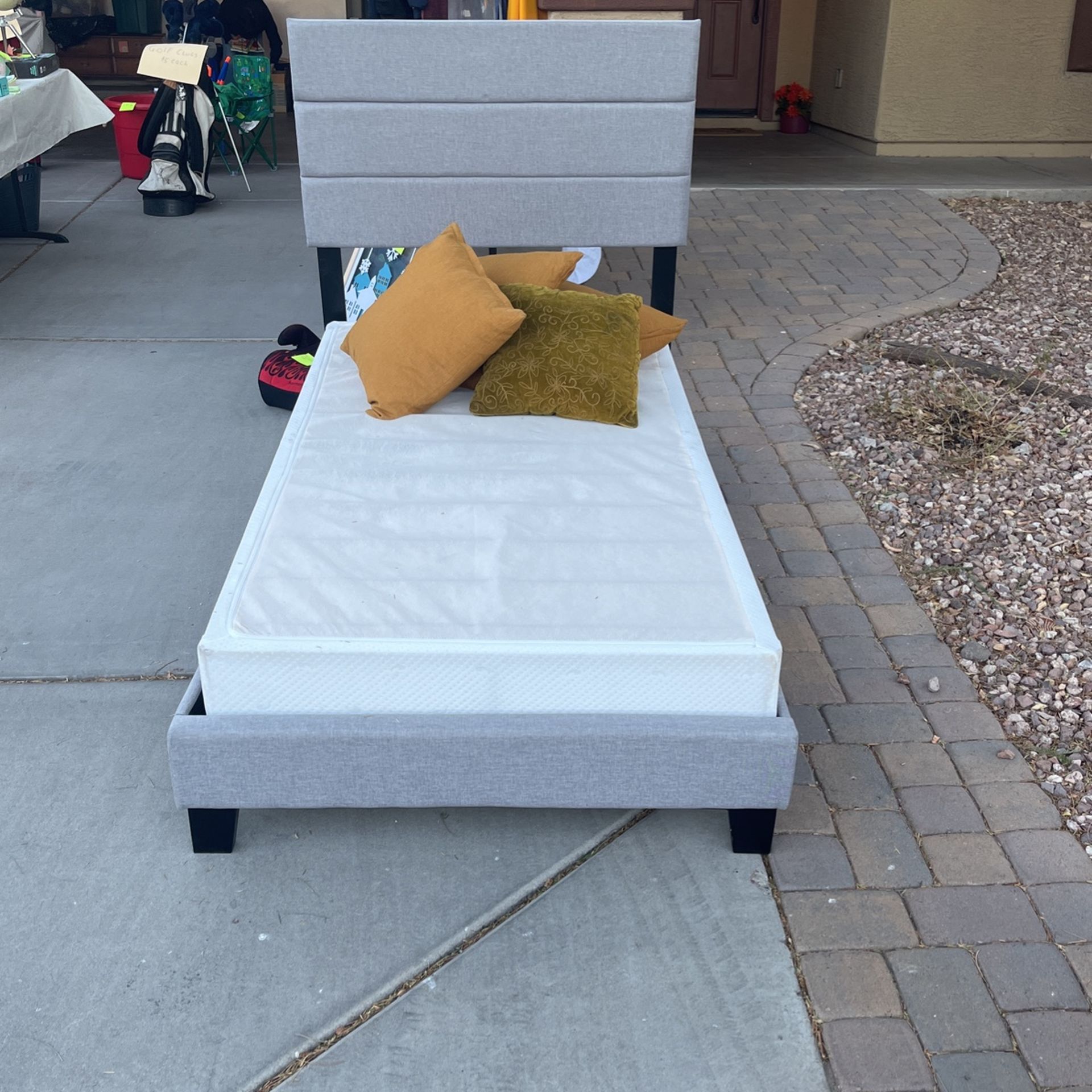 Twin Bed Frame And Box Spring