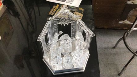 Nacimiento imitación Crystal con luz y música