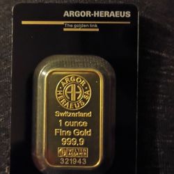 1 Oz Gold Bar 