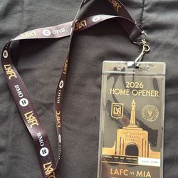 LAFC Commemorative Ticket