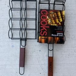 2 Set Corn Grilling Basket BBQ Rack