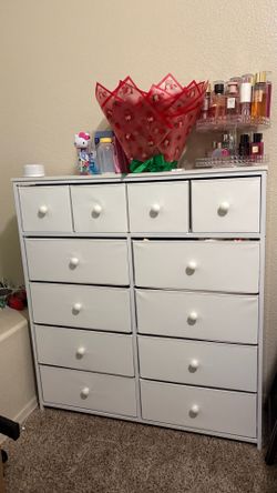 12 white drawer dresser