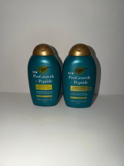 OGX ProGrowth + Peptide Clarifying Shampoo and conditioner