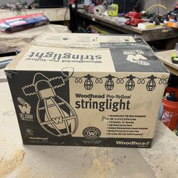 Woodhead Pro-Yellow Contractor String lights 
