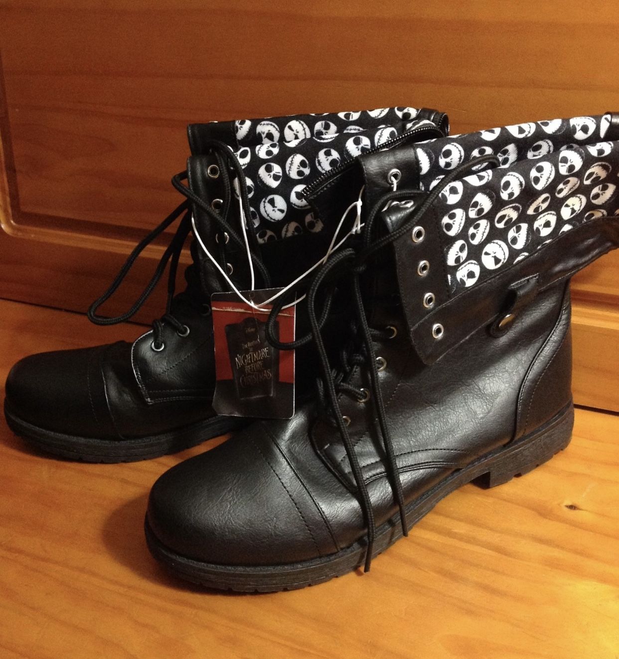 Nightmare Before Christmas Jack Skellington Black Boots