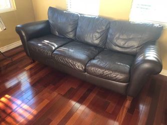 Leather couch
