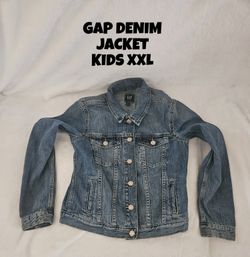 GAP DENIM JACKET, KIDS XXL 