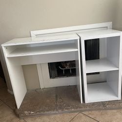 Desk and Shelf (vanity)