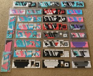 Double shot PBT Keycaps for mechanical keyboard