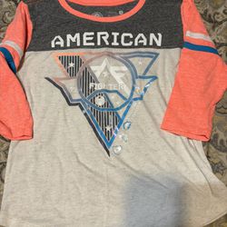 Womens Size Large American Fighter Shirt