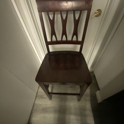 Cherry Wood Bar Stools