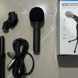 Samson Q2U Microphone Podcast Microphone 