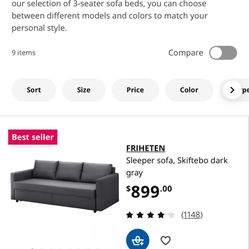 Se Vende Sofá Cama Con Storage En Perfecto Estado 