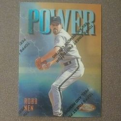 1997 Topps Finest Robb Nen Florida Marlins #242 Power Baseball Card Vintage Collectible Sports MLB