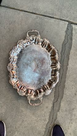 Silver tray