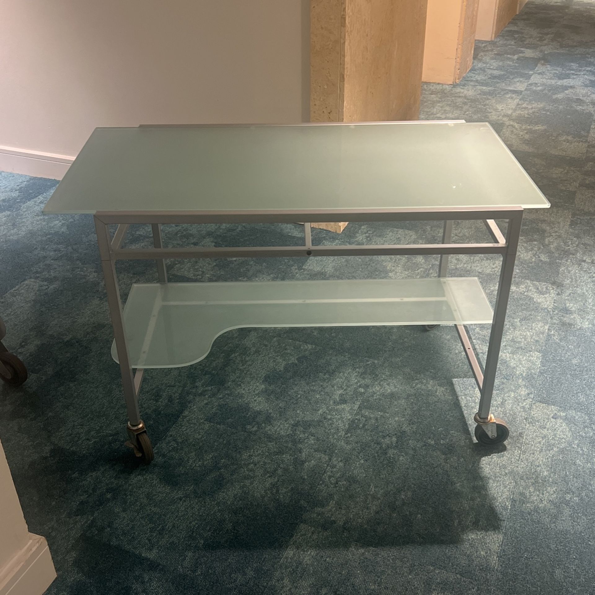 Great Glass Desk In Great Condition