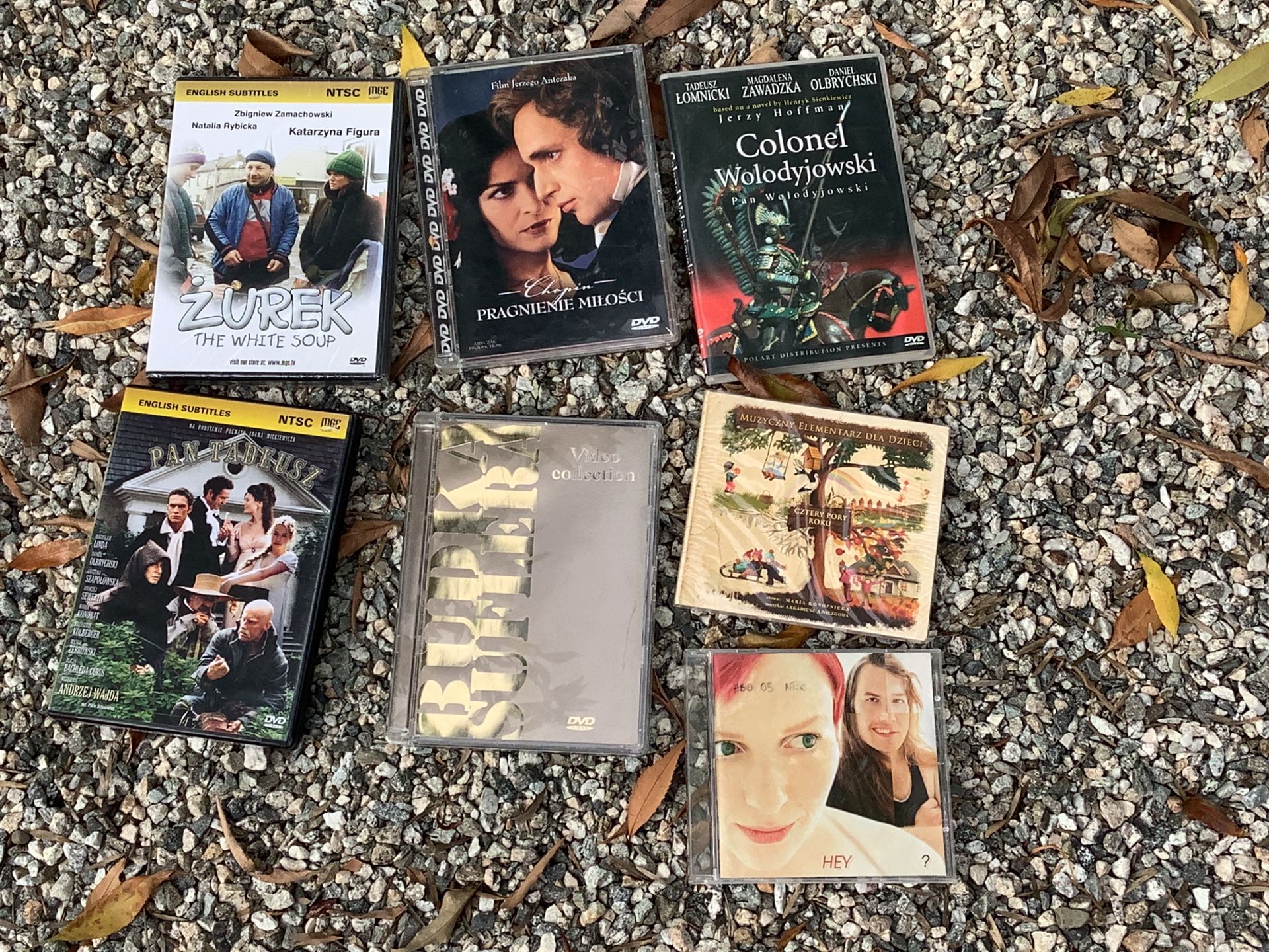 Mixed Lot of CDs and DVDs POLISHmusic and movies (Polska Musika)