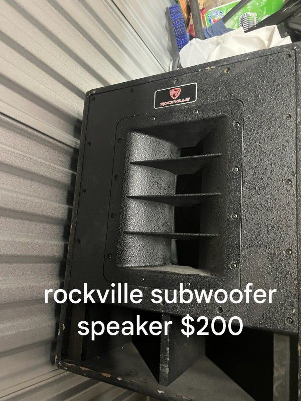 Rockville Subwoofer Speaker $200 pick up Only.