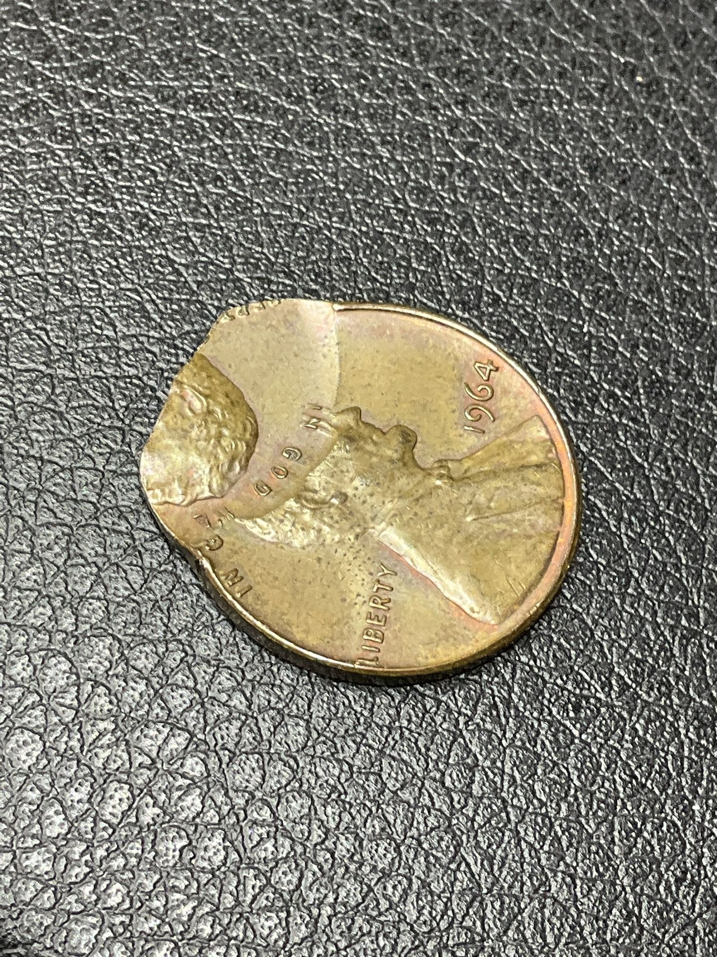 1964 doubled struck Lincoln  WHEAT PENNY GEM