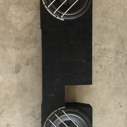 Rockford Fosgate R2/12s Shallow and box