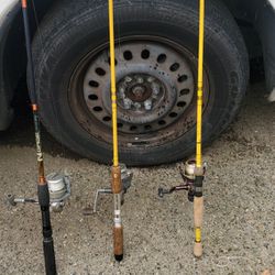 Three Good Fishing Poles 