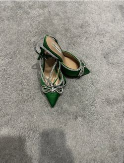 Steve Madden Lakelyn Ankle Strap Sandal, Green, Size 9