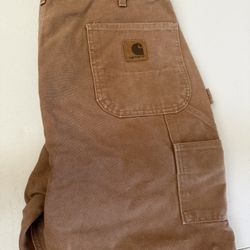 Men’s Carhartt Tan Pants 38x32 