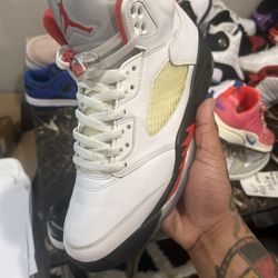 JORDAN 5 FIRE RED 
