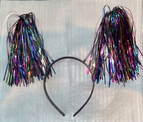 Tinsel Crazy Headpiece