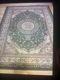 Excellent condition rugs for sale. Purple 8by10 $150 green with mix colors light 8by 5 $80