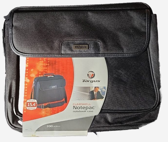 Targus 15.4” Clamshell Notepac Laptop Notebook Carry Case Shoulder Bag