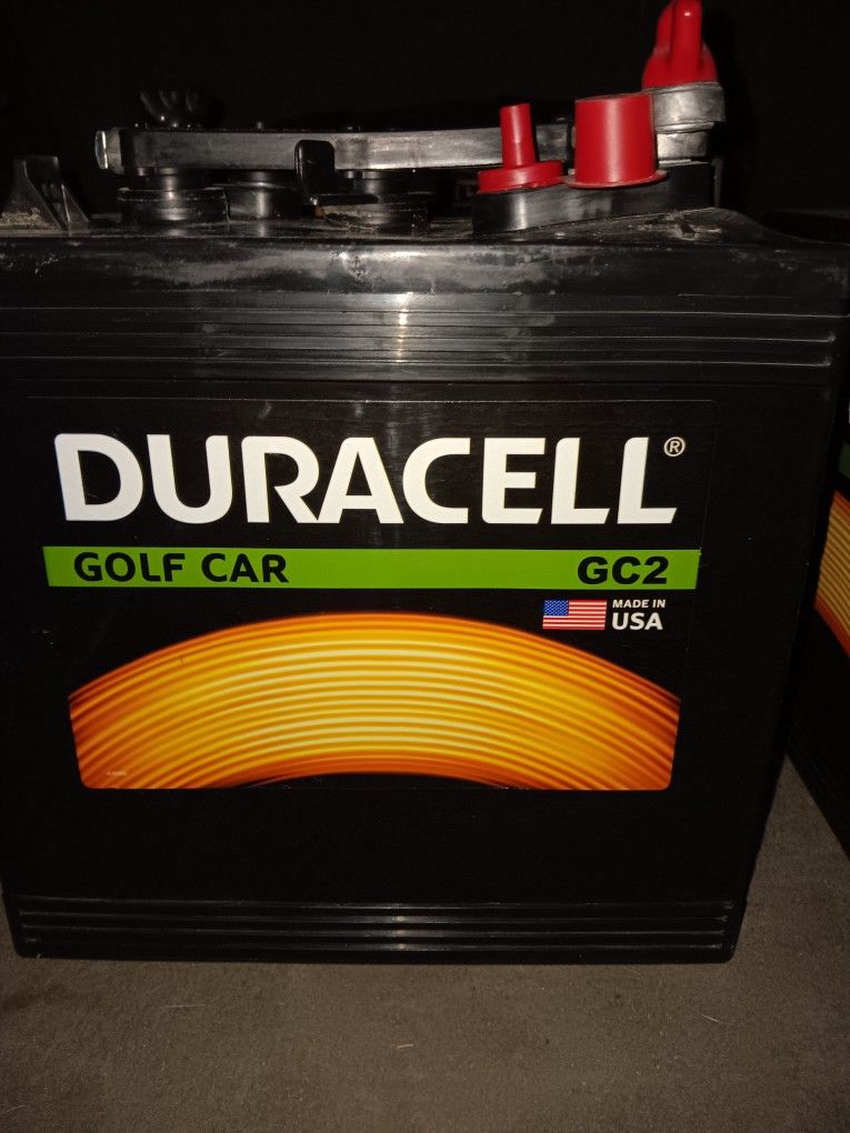 Duracell golf cart battery 3 OF Them