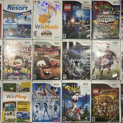 Lot of 18 Nintendo Wii Games