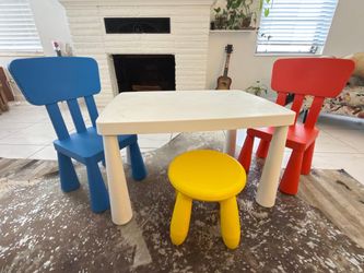 IKEA Kids Table & Chairs Set - Good Used Condition