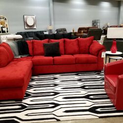 Sectional In Stock For Immediate Delivery 