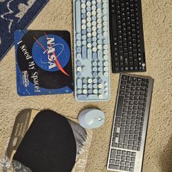 Keyboard And Mousepads And Mouse