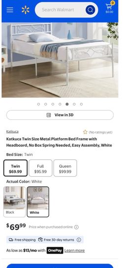 Twin bed frame