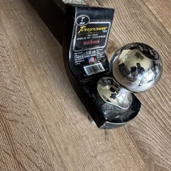 Towpower Steel Ball Mount and Reese Towpower bent pin hitch receiver lock