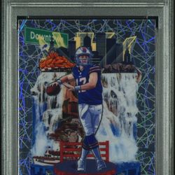 2018 Josh Allen Donruss Downtown PSA 9 Rookie RC Buffalo Bills #DT-14