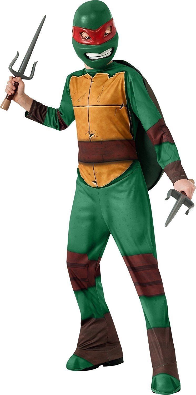 Teenage Mutant Ninja Turtles Turtle Raphael Red Child Boys Halloween Costume - new with tag