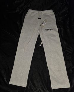 Fear Of God Essentials Sweatpants Uncuffed, Light Oatmeal, Sizes S, M, L, & XL