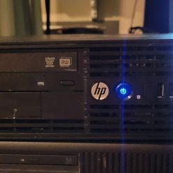 HP Computer.  2 Monitors 