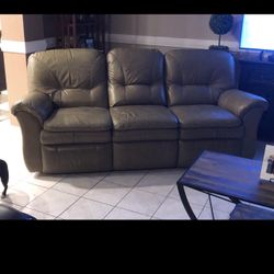 3 seater & love seat leather NEED GONE 