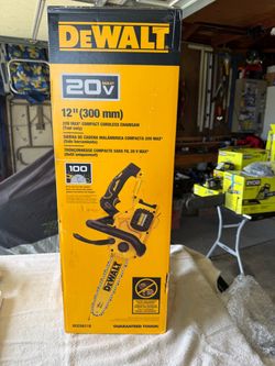 DeWalt 20V 12” Chainsaw Brushless